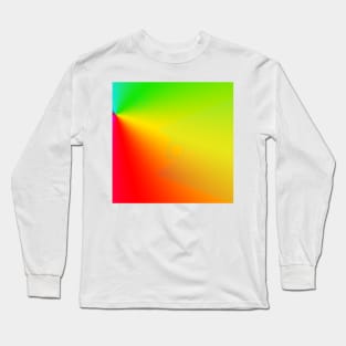 blue yellow red green abstract texture Long Sleeve T-Shirt